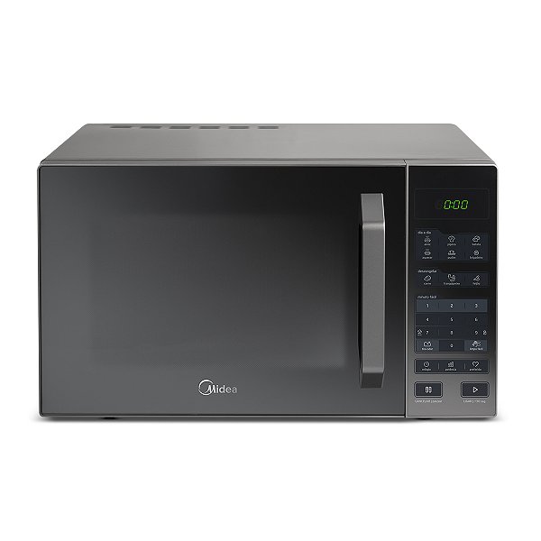Micro-Ondas Midea 35 Litros Prata Espelhado MXSA35S1/MXSA35S2