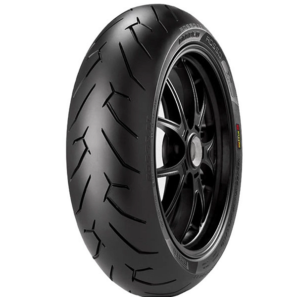 Pneu Traseiro para Moto Pirelli Aro 17 180/55ZR17M/CTL 73W Diablo Rosso 2-R