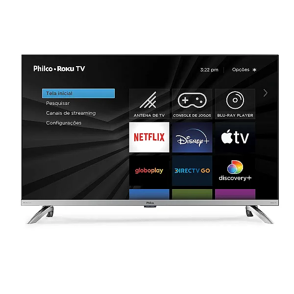 Smart TV 32 Philco Led PTV32G7PR2CSBLH Roku TV Dolby Audio Bivolt