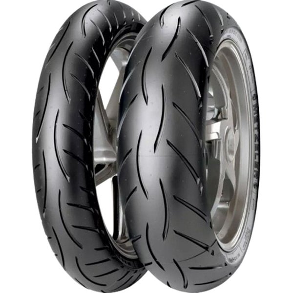Kit com 02 Pneus Metzeler Sportec M5 110/70R17 + 140/70R17 MT03 R3 FAZER