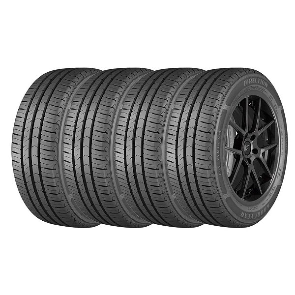 Kit com 4 Pneus Aro 17 Goodyear 225/45R17 Direction Sport 2 91W