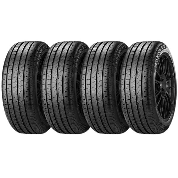 Kit com 4 Pneus Aro 15 Pirelli 205/60R15 Cinturato P7 91H