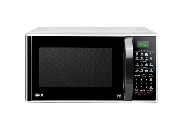 Micro-Ondas LG Easy Clean 30 Litros Branco MS3091BCA 127V