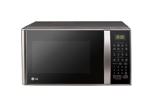 Forno Micro-Ondas LG MS3043 com Função Manter Aquecido e Limpa Fácil Prata 127v