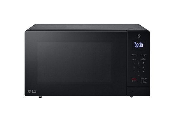 Micro-Ondas LG NeoChef MS3033D com Função limpa fácil e Receitas Pré-programadas 30 litros Preto MS3033DS 127V