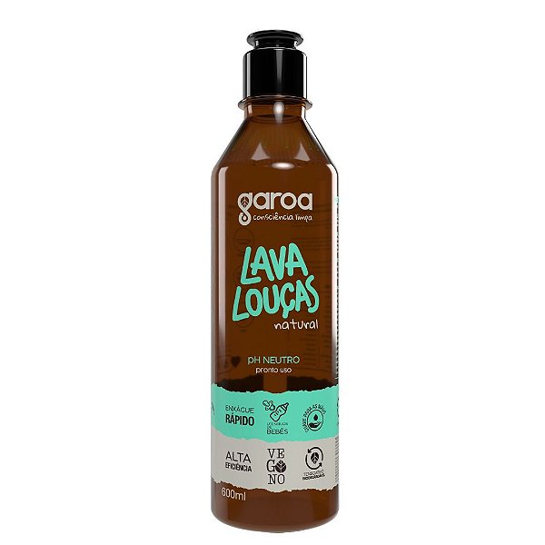 Lava Louças NATURAL GAROA - 600 ml