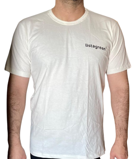 Camiseta de Algodão Penteado Lista Green