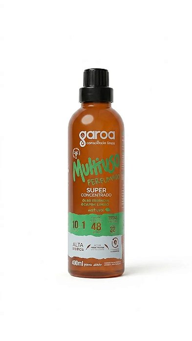 Multiuso Super Concentrado PERFUMADO CAPIM LIMÃO NATURAL GAROA - 490 ml
