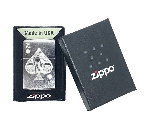 Isqueiro Original Zippo 49113 Ace Of Spades Goth Design