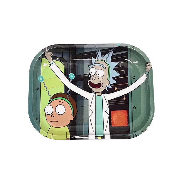 Bandeja De Metal Estampadas - Rick And Morty
