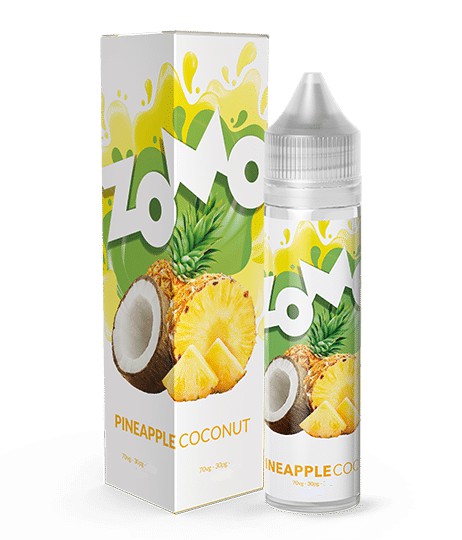 Líquido Juice Zomo Vape - Pineapple Coconut 3mg - 60ml