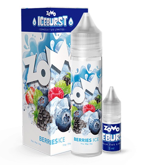 Líquido Juice Zomo Vape Iceburst - Berries Ice 3mg - 60ml