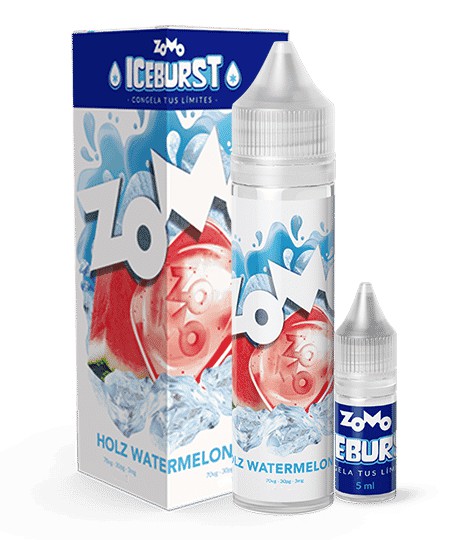 Líquido Juice Zomo Vape Iceburst - Holz Watermelon Ice 3mg - 60ml