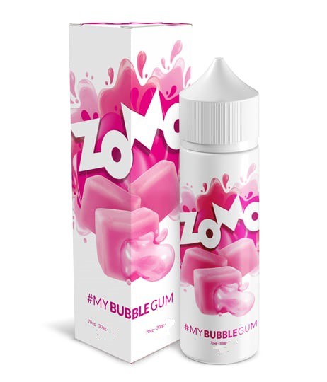 Líquido Juice Zomo Vape - Bubble Gum 3mg - 30ml