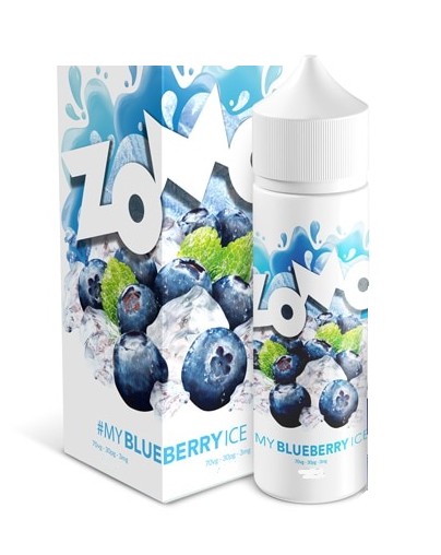 Líquido Juice Zomo Vape - Blueberry Ice 3mg - 30ml