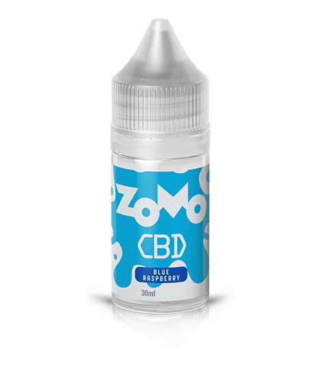 Líquido Juice CBD Zomo - Blue Raspberry 600mg - 30ml