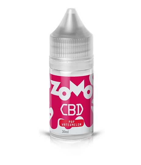 Líquido Juice CBD Zomo - Pop Watermelon 600mg - 30ml