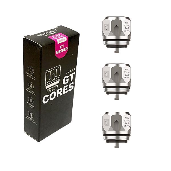 Coil Vaporesso GT Cores Mesh 0.18 Ω - Caixa Com 3 Unidades