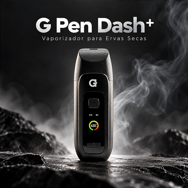 Vaporizador G Pen Dash+ para Ervas Secas – 1800mAh