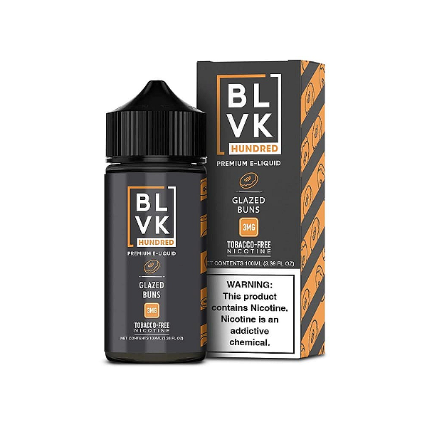 Líquido Juice BLVK Hundred 3mg - Glazed Buns - 100ml