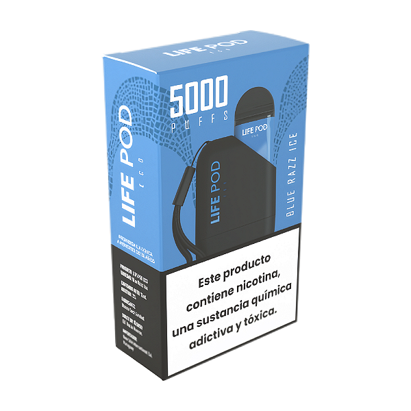 Pod Descartável Life Pod Kit - 5000 Puffs