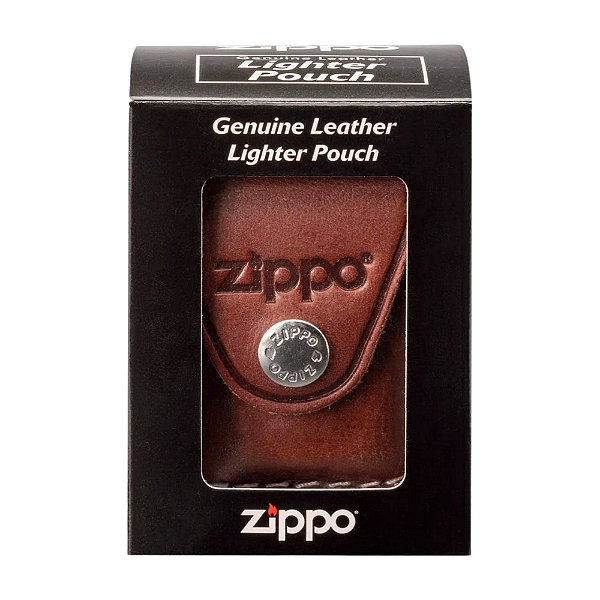 Porta Isqueiro Original Zippo De Couro - Pouch/CLP Clip