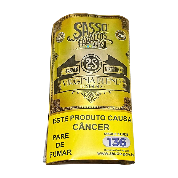 Tabaco Sasso Gold Virginia Blend Destalado 25g