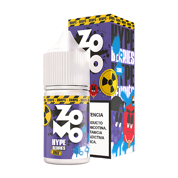 Líquido Juice Nicsalt Zomo Pod - Drops Hype Berries 50mg - 30ml