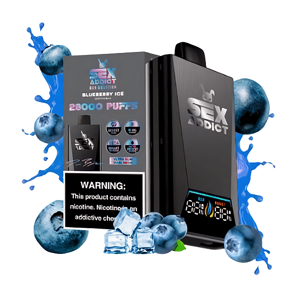 Pod Descartável Sex Addict S280 - Blueberry Ice