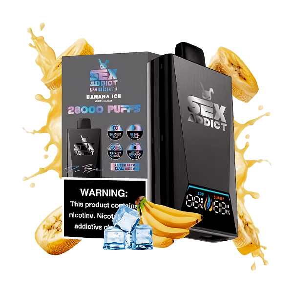 Pod Descartável Sex Addict S280 - Banana Ice