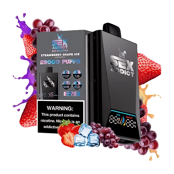 Pod Descartável Sex Addict S280 - Strawberry Grape Ice