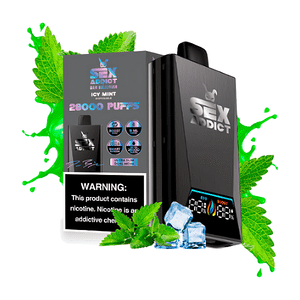 Pod Descartável Sex Addict S280 - Icy Mint