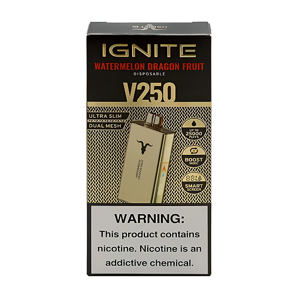 Pod Descartável Ignite V250 Gold - Watermelon Dragon Fruit