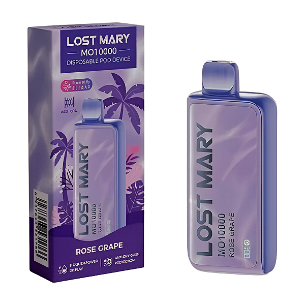 Pod Descartável Lost Mary MO10000 - Rose Grape