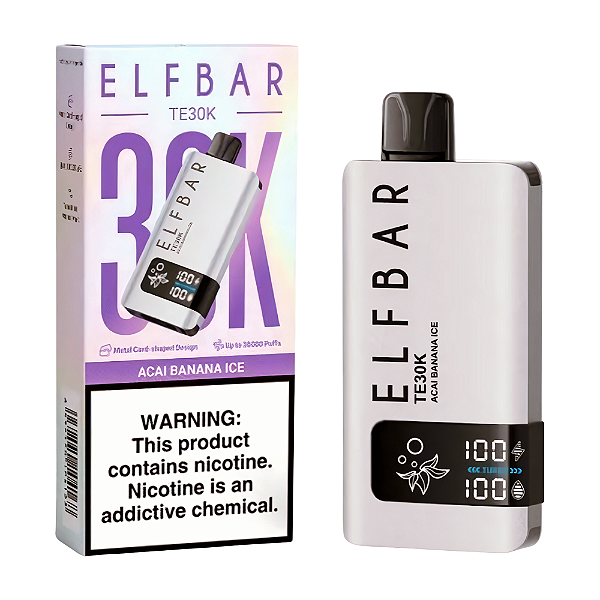 Pod Descartável Elfbar TE30K - Açaí Banana Ice