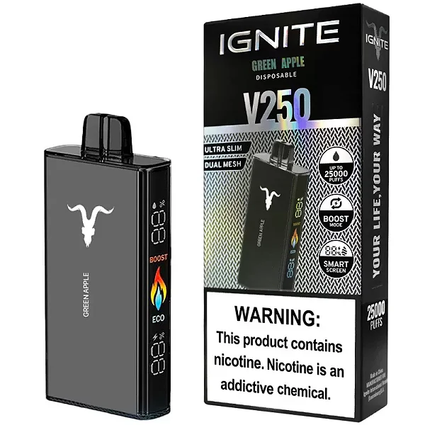 Pod Descartável Ignite V250 - Green Apple