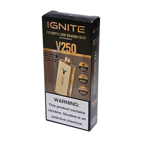 Pod Descartável Ignite V250 Gold - Pineapple Kiwi Dragon Fruit
