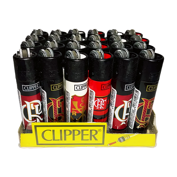 Caixa De Isqueiro Clipper Grande - Coleção Flamengo