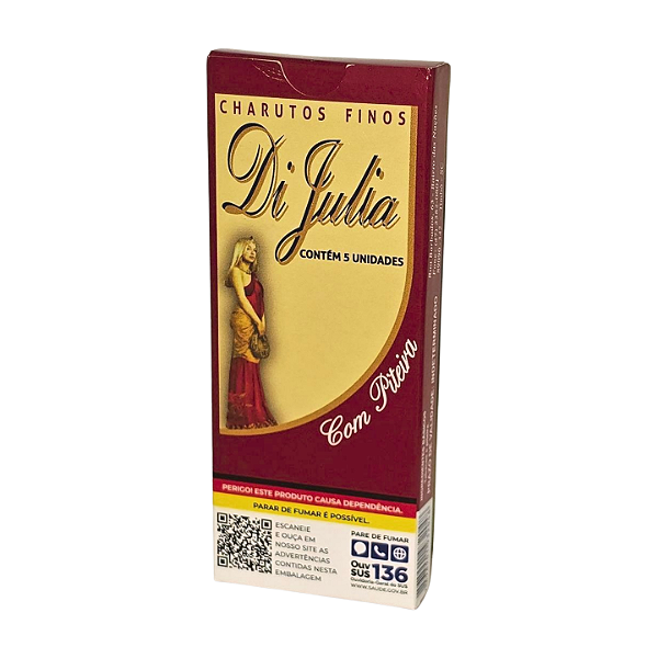 Charuto Cigarrilha Di Julia Com Piteira