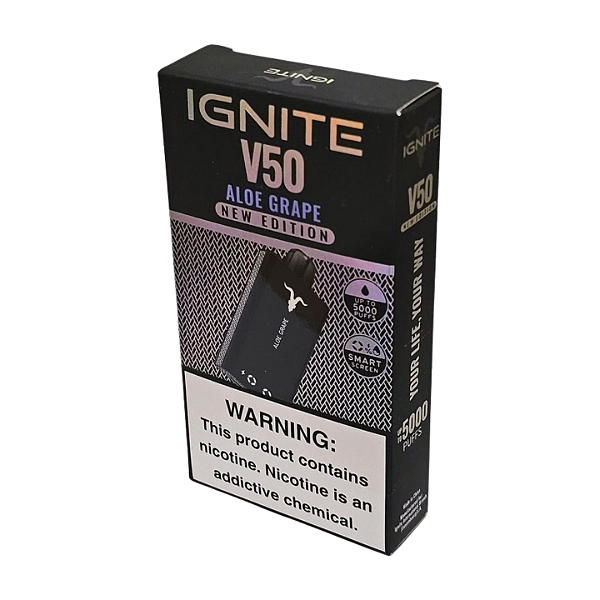 Pod Descartável Ignite V50 New Edition - Aloe Grape
