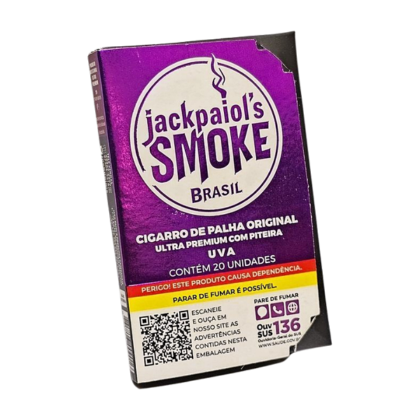 Palheiro Jack Paiol's Smoke Brasil - Premium Uva c/20un