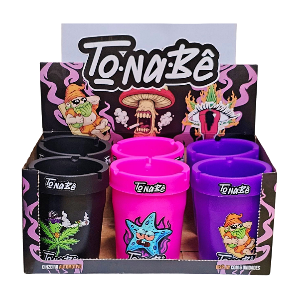 Caixa De Cinzeiro Automotivo To Na Bê c/6