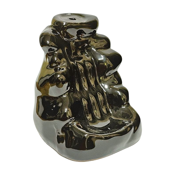 Incensário Invertido Cone Cascata Mini Cachoeira Cerâmica