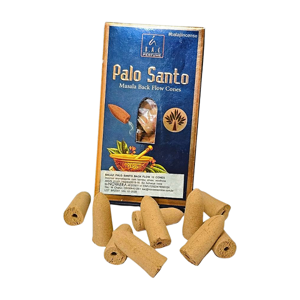 Incenso Cone B.A.C. Perfume Palo Santo