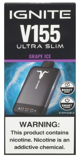 Pod Descartável Ignite V155 Ultra Slim - Grape Ice