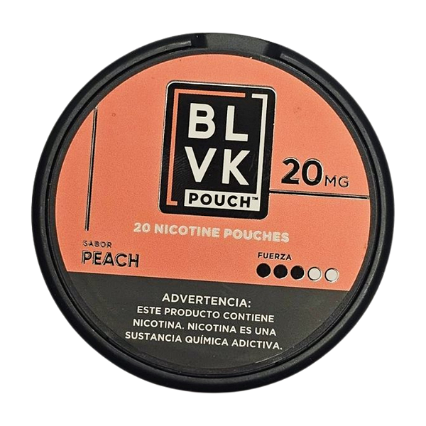 Bolsas de Nicotina BLVK Pouch 20mg – Peach