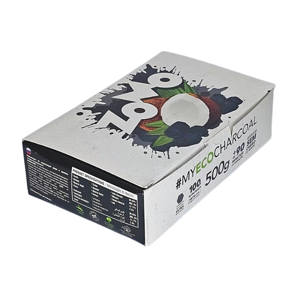 Carvão Zomo Hexagonal - 500g