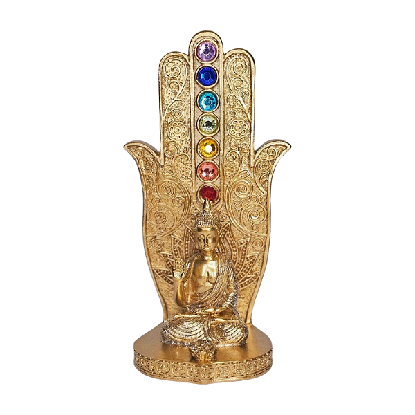 Incensario Buda Chackras de Resina