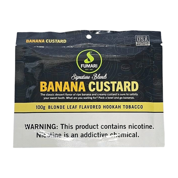 Essência Premium Fumari 100g - Banana Custard