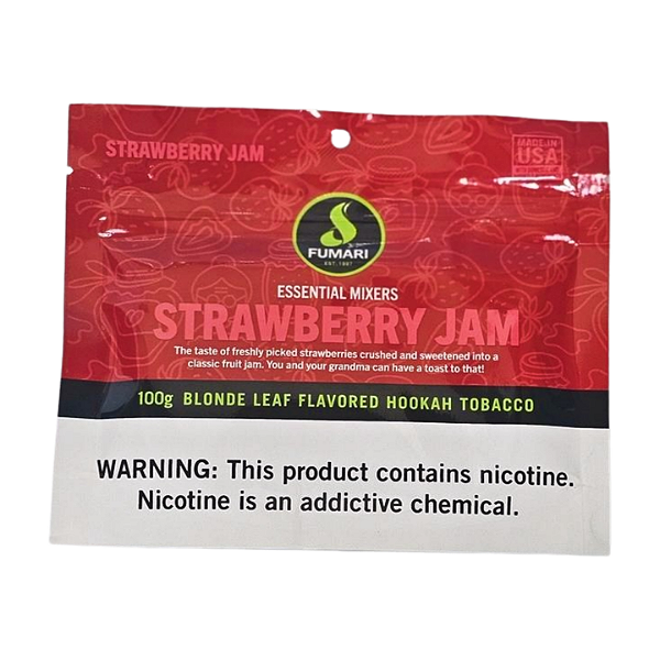 Essência Premium Fumari 100g - Strawberry Jam